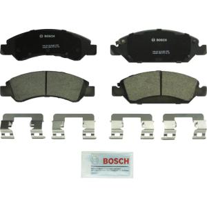imageBOSCH BC1363 QuietCast Premium Ceramic Disc Brake Pad Set  Compatible with Select Cadillac Escalade XTS Chevrolet Avalanche Silverado Suburban Tahoe GMC Savana Sierra Yukon XL  More FRONT