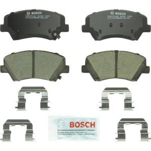 imageBOSCH BC1543 QuietCast Premium Ceramic Disc Brake Pad Set  Compatible with Select Hyundai Elantra Elantra Coupe Elantra GT Kia Forte Forte Koup Forte5 FRONT