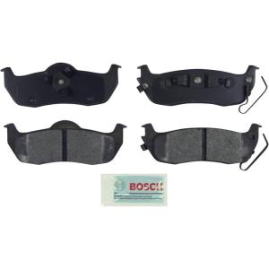 imageBOSCH BE1041 Blue SemiMetallic Disc Brake Pad Set  Compatible With Select Infiniti QX56 Jeep Commander Grand Cherokee Nissan Armada Titan REAR