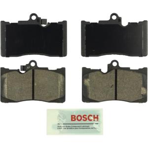 imageBOSCH BE1118 Blue SemiMetallic Disc Brake Pad Set  Compatible With Select Lexus GS Turbo GS200t GS350 GS430 GS450h GS460 IS Turbo IS200t IS350 RC Turbo RC200t RC300 RC350 FRONT