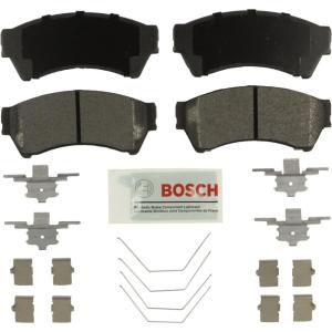 imageBOSCH BE1164H Blue Ceramic Disc Brake Pad Set With Hardware  Compatible With Select Ford Fusion Lincoln MKZ Zephyr Mazda 6 Mercury Milan FRONT