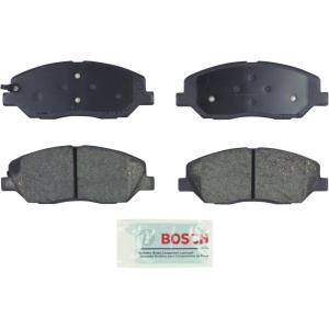 imageBOSCH BE1202 Blue Ceramic Disc Brake Pad Set  Compatible With Select Hyundai Entourage Santa Fe Santa Fe XL Kia Sedona FRONT