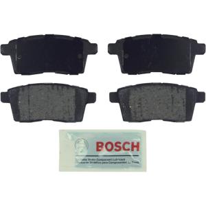 imageBOSCH BE1259 Blue Ceramic Disc Brake Pad Set  Compatible With Select Ford Edge Lincoln MKX Mazda CX7 CX9 REAR
