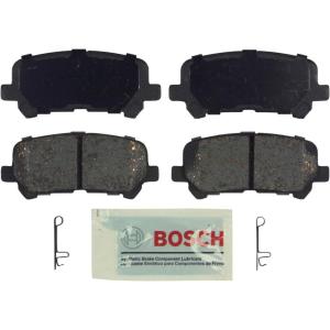 imageBOSCH BE1281 Blue Ceramic Disc Brake Pad Set  Compatible With Select Acura MDX ZDX Honda Odyssey Pilot REAR