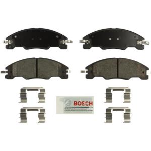 imageBOSCH BE1339H Blue Ceramic Disc Brake Pad Set With Hardware  Compatible With Select Ford Focus FRONT