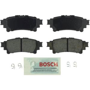 imageBOSCH BE1391 Blue Ceramic Disc Brake Pad Set  Compatible With Select Lexus GS IS RC 200t 250 300 350 450h Turbo Toyota Highlander Mirai Prius V Sienna REAR