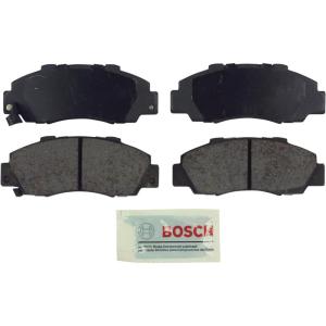 imageBOSCH BE503 Blue Ceramic Disc Brake Pad Set  Compatible With Select Acura CL Integra Legend NSX RL TL Vigor Honda Accord CRV Odyssey Prelude Isuzu Oasis FRONT