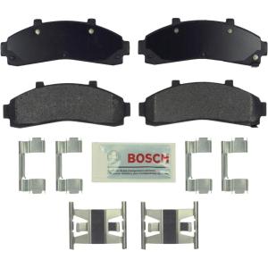 imageBOSCH BE652H Blue Ceramic Disc Brake Pad Set With Hardware  Compatible With Select Ford Explorer Ranger Mazda B2300 B2500 B3000 B4000 Mercury Mountaineer FRONT
