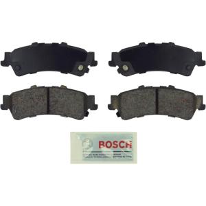 imageBOSCH BE792 Blue Ceramic Disc Brake Pad Set  Compatible With Select Cadillac DeVille DTS Chevrolet Astro Avalanche Silverado Suburban Tahoe GMC Safari Sierra Yukon Yukon XL  More REAR