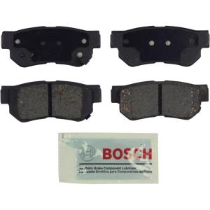 imageBOSCH BE813 Blue Ceramic Disc Brake Pad Set  Compatible With Select Hyundai Azera Elantra Santa Fe Sonata Tucson XG300 XG350 Kia Amanti Magentis Optima Sportage REAR