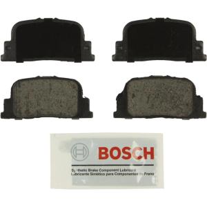 imageBOSCH BE835 Blue Ceramic Disc Brake Pad Set  Compatible With Select Lexus ES300 Scion tC Toyota Camry REAR