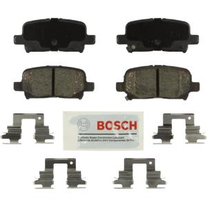 imageBOSCH BE865H Blue Ceramic Disc Brake Pad Set With Hardware  Compatible With Select Acura MDX Honda Odyssey Pilot REAR
