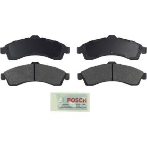 imageBOSCH BE882 Blue Ceramic Disc Brake Pad Set  Compatible With Select Buick Rainier Chevrolet SSR Trailblazer EXT GMC Envoy XL XUV Isuzu Ascender Oldsmobile Bravada Saab 97x FRONT