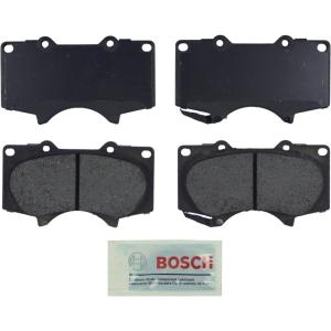 imageBOSCH BE976 Blue Ceramic Disc Brake Pad Set  Compatible With Select Lexus GX460 GX470 Toyota 4Runner FJ Cruiser Sequoia Tacoma Tundra FRONT