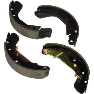 imageBOSCH BS814 Blue Drum Brake Shoe Set  Compatible With Select Chevrolet Aveo Aveo5 Spark Pontiac G3 G3 Wave Wave Wave5 Suzuki Swift REAR