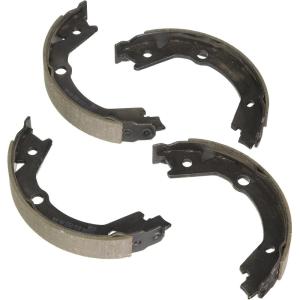 imageBOSCH BS845 Blue Parking Brake Shoe Set  Compatible With Select Hyundai Elantra Sonata Tucson Kia Sportage REAR
