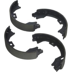 imageBOSCH BS854 Blue Parking Brake Shoe Set  Compatible With Select Dodge Ram 150025003500 Ford E250 E350 Club WagonSuper Duty F250350450550 Super Duty F350 F53 Ram 25003500 Trucks
