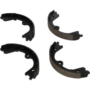 imageBOSCH BS869 Blue Parking Brake Shoe Set  Compatible With Select Infiniti FX353750 JX35 M35h3756 Q5070 QX6070 Nissan 300ZX Frontier GTR Murano Pathfinder Quest Xterra Suzuki