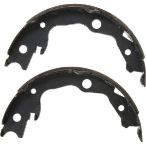 imageBOSCH BS916 Blue Parking Brake Shoe Set  Compatible With Select Lexus HS250h Nissan Juke Leaf Rogue Rogue Select Sentra Pontiac Vibe Toyota Matrix RAV4