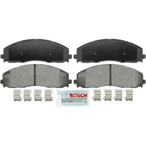 imageBOSCH BSD1680 Severe Duty SemiMetallic Disc Brake Pad Set  Compatible with Select Ford F250 Super Duty F350 Super Duty F450 Super Duty FRONT