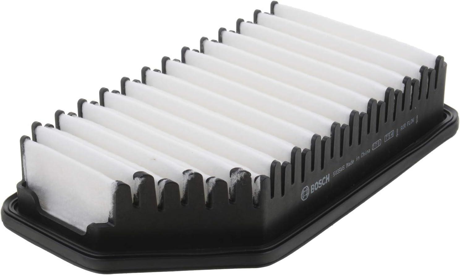 imageBOSCH 5035WS Workshop Engine Air Filter  Compatible with Select Hyundai Accent Veloster Kia Rio Soul5035WS