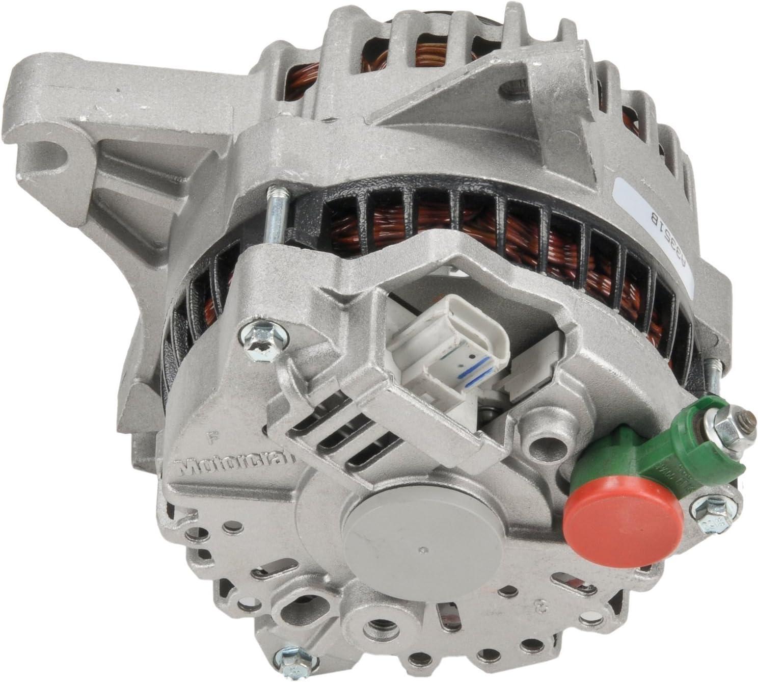 imageBosch AL7608X Premium 100 Remanufactured Alternator  Compatible With Select Ford F150 F150 Heritage Lincoln Mark LT 110 Amp