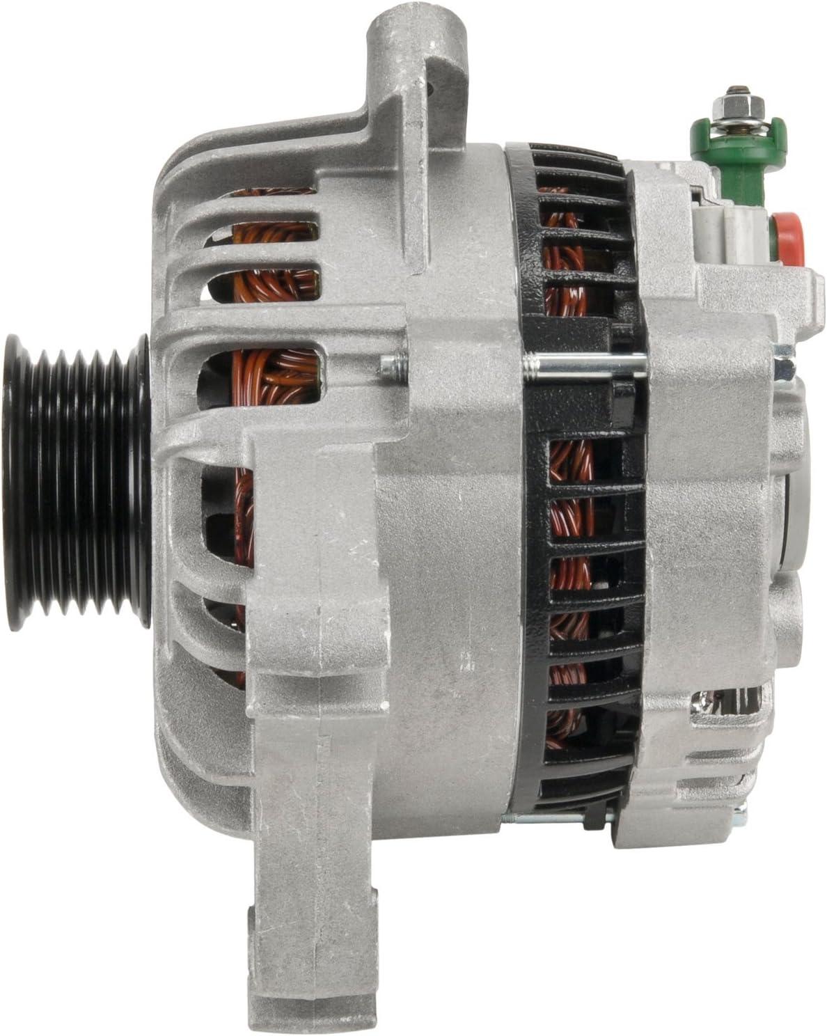 imageBosch AL7608X Premium 100 Remanufactured Alternator  Compatible With Select Ford F150 F150 Heritage Lincoln Mark LT 110 Amp