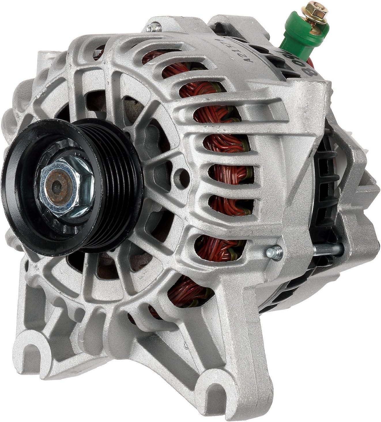 imageBosch AL7608X Premium 100 Remanufactured Alternator  Compatible With Select Ford F150 F150 Heritage Lincoln Mark LT 110 Amp