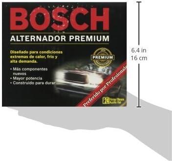 imageBosch AL80X Premium Remanufactured Alternator  Compatible With Select MercedesBenz 230 240D 280 280C 280CE 280E 280S 280SE 300CD 300D 300SD 300TD 450SE 450SEL 450SL 450SLC 55 Amp
