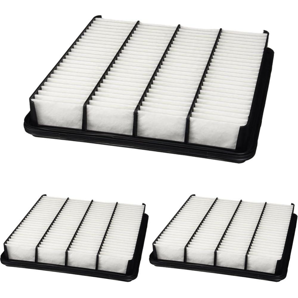 imageBOSCH 5572WS Workshop Engine Air Filter  Compatible with Select Lexus LX570 Toyota Land Cruiser Sequoia Tundra5572WS Pack of 3