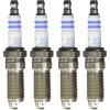 imageBOSCH 8107 OE Fine Wire Double Platinum Spark Plug  Pack of 4
