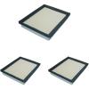 imageBOSCH 5245WS Workshop Engine Air Filter  Compatible with Select Buick Chevrolet Oldsmobile Pontiac1 Count Pack of 3