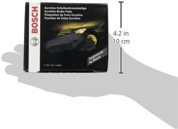 imageBOSCH 0986494265 EuroLine Disc Brake Pad Set  Compatible With Select Porsche 911 Boxster Cayman REAR